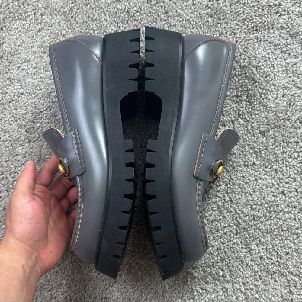 Gucci horsebit platform loafer
